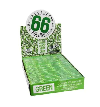 Caixa de Seda Bros Green King Size
