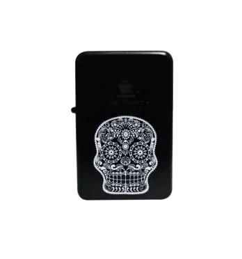 Isqueiro Clássico Mexican Skull Mustache
