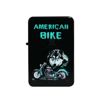 Isqueiro Clássico American Bike Wolf