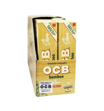 Caixa de Seda de Bamboo OCB King Size c/piteira