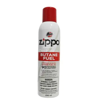Gás Butano Zippo Premium 290ml de frente tabacaria da mata
