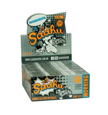 Caixa de Seda Sadhu Morning Slim King Size 50un