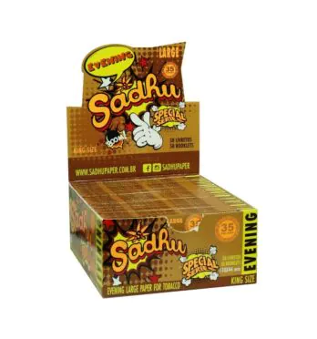 Caixa de Seda Sadhu Evening Brown King Size Large