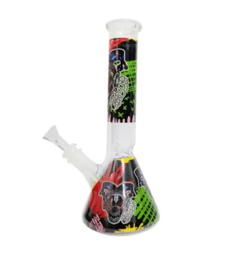 Bong de Vidro Grande Joker Smoker