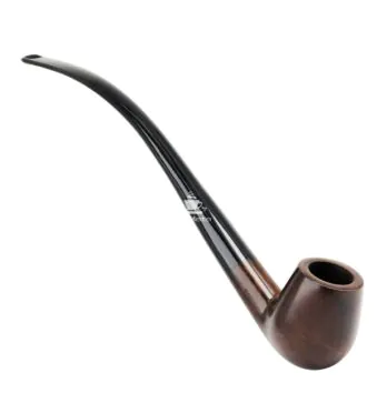 Cachimbo Churchwarden Briar 20cm de frente tabacaria da mata