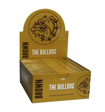 Caixa de Seda The Bulldog Brown King Size Slim