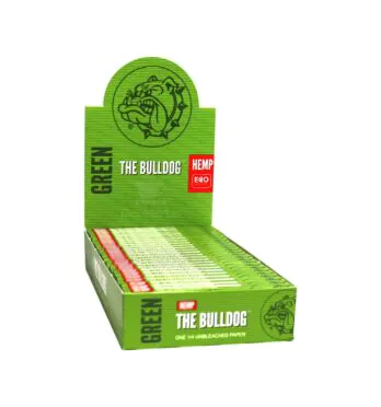Caixa de Seda Bulldog Green eco hemp 1 1/4