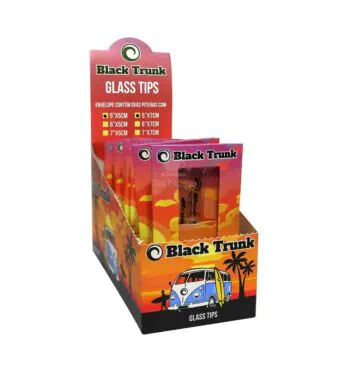 Caixa de Kits de piteiras 5mm de vidro Black Trunk 