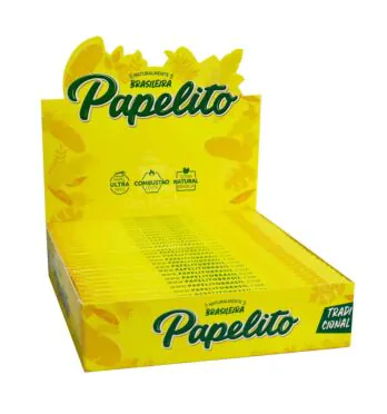 Caixa de Seda Papelito Tradicional com 25 livretos