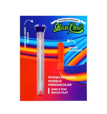 Kit de piteira 6mm de vidro personcolor