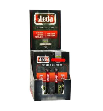 Caixa de Kit de Piteira de vidro aLeda 5mm e 6mm