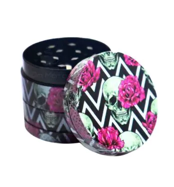 Dichavador de Metal 4 Partes Roses & Lines