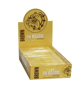 Caixa de Seda The Bulldog Brown 1 1/4 Slim