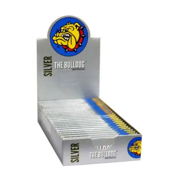 Caixa de Seda The Bulldog Silver 1 1/4 Slim