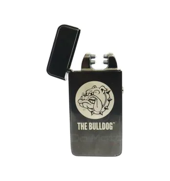 Isqueiro de Plasma The Bulldog Preto Titanium