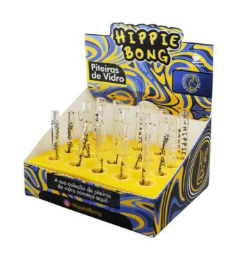 Caixa de Piteira Hippie Bong Sem Bocal de lado