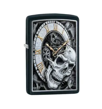 Isqueiro Zippo 29854 Skull Clock