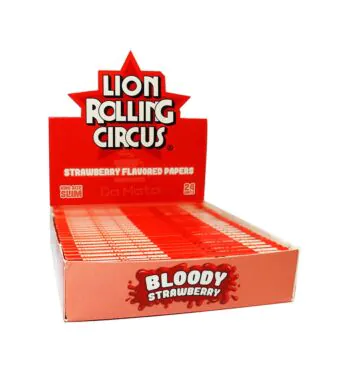 Caixa de Seda de Strawberry Lion Rolling Circus King Size