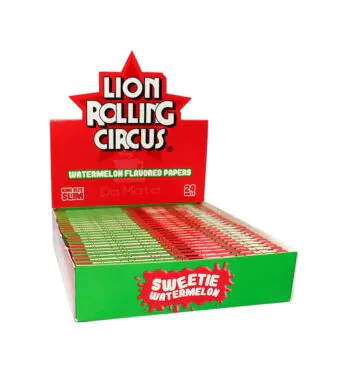 Caixa de Seda de Watermelon Lion Rolling Circus King Size