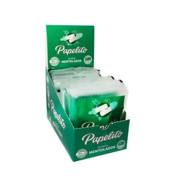 Caixa de Filtro Papelito Mentolado 
