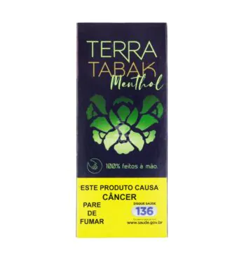 Terra Tabak Menthol Enrolado c/ Filtro de frente tabacaria da mata 