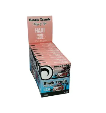Caixa de Piteira de Papel Black Trunk Haxi Tips 30mm