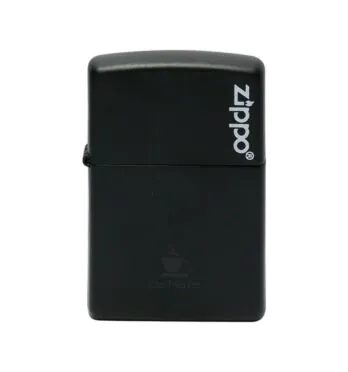 Isqueiro Zippo 218ZL Logo Black fechado