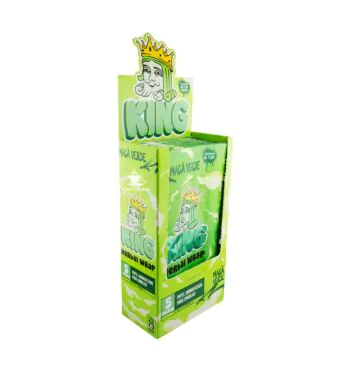 Caixa de King Blunt Maça verde de lado