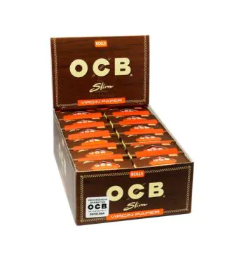 Caixa de Seda Roll OCB Unbleached