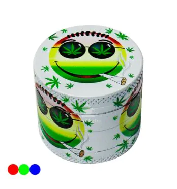 Dichavador Hall Of Weed Pequeno verde e amarelo