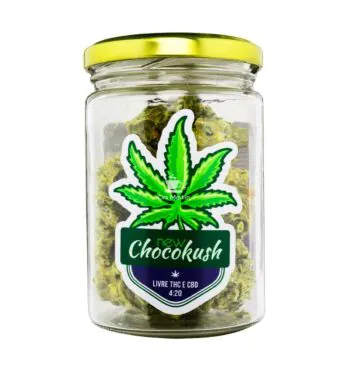 Chocolate ChocoKush Cookies Kush 100g  de frente 