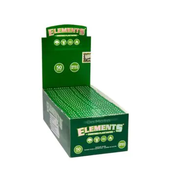 Caixa de Seda Elements Green Single Wide 