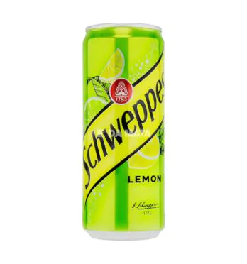 Refrigerante Schweppes Lemon 330ml de frente tabacaria da mata