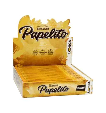 Caixa de Seda Papelito Brown Longa