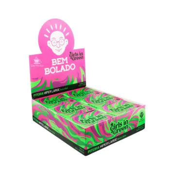 Caixa piteira Girls in Green Hiper Large - 24 unidades de lado