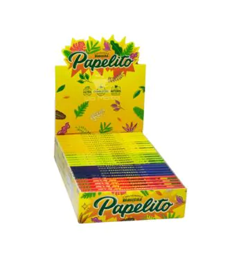 Caixa De Seda Papelito Tropical Mini Size Slim 
