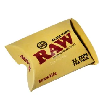 Piteiras Raw Slim Tips Pré-enrolado