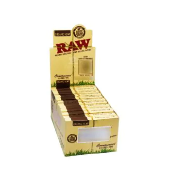 Caixa de Seda com Piteira Raw Cannoisseur