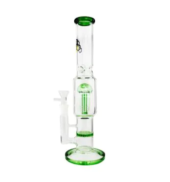Bong de Vidro Cultura Dab c/ Percolator de lado