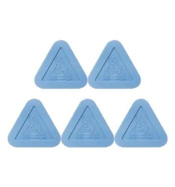 Kit de 5 Slick Squadafum Triangular Azul Claro