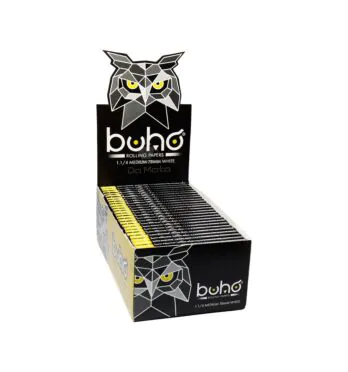 Caixa de Seda Buho Medium 78mm 1 1/4 White