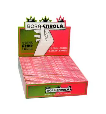 Caixa de Seda Bora Enrolá 100% Hemp Large
