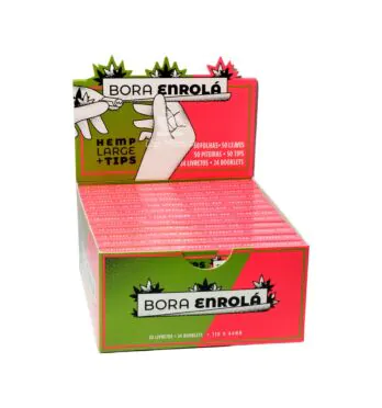 Caixa de Seda Bora Enrolá Hemp Large c/ Piteira