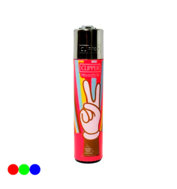 Isqueiro Clipper Hippie Moments Edição para colecionador rosa