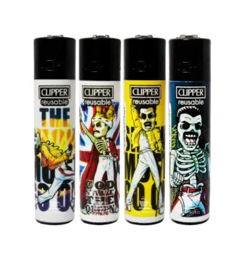 Kit - 4 Isqueiros Clipper The Best Edição para colecionador