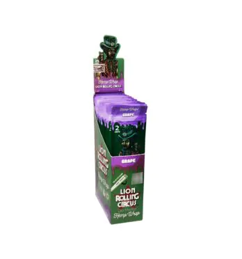 Caixa de Blunt Lion Rolling Circus Grape