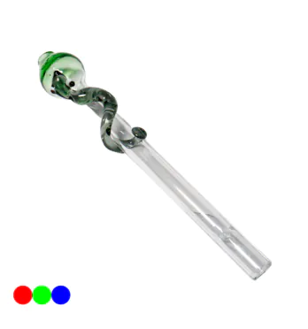 Piteira de Vidro Da Mata Cobra 5mm preta
