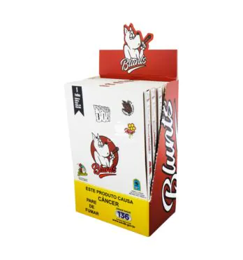 Caixa de Blunt Smoking Dog de Mel de frente tabacaria da mata
