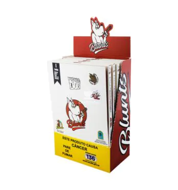 Caixa de Blunt Smoking Dog Baunilha 1 Folha de frente tabacaria