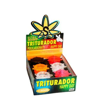 Caixa de Dichavador de Policarbonato Sadhu Happy Day